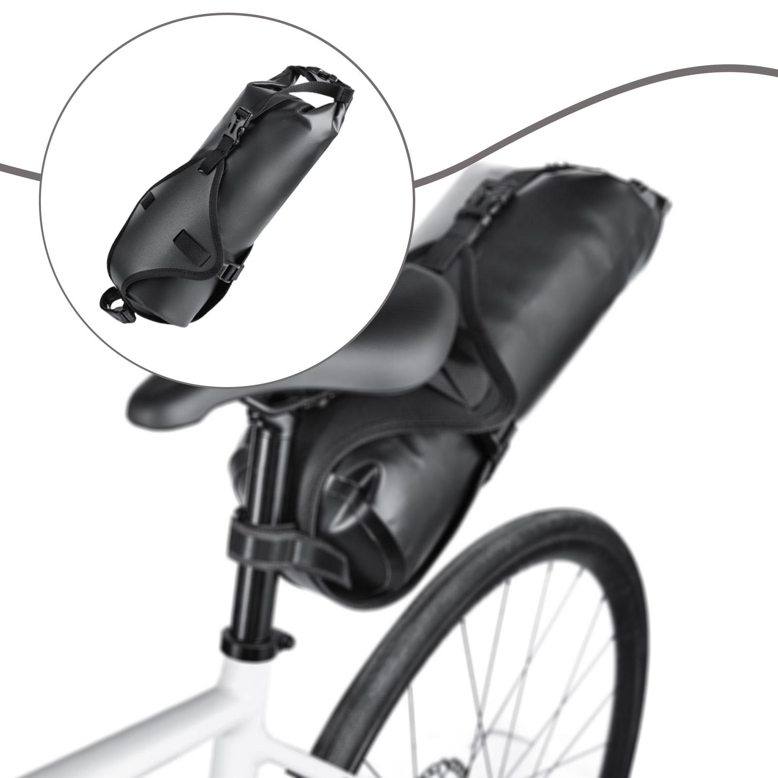 Saddle Bag Under Seat - กระเป๋าติดอานจักรยาน PVC ติดตั้งง่ายใต้เบาะ พร้อมกระเป๋าสำหรับอุปกรณ์เสริมจักรยานเสือหมอบและเสือภูเขา
