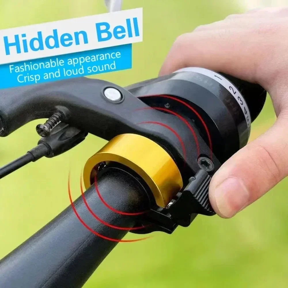Bell Handlebar Ring - กระดิ่งจักรยาน MTB แตรจักรยาน แตรโลหะผสม แตรเสียงเตือนความปลอดภัย แตรจักรยานติดแฮนด์จักรยาน