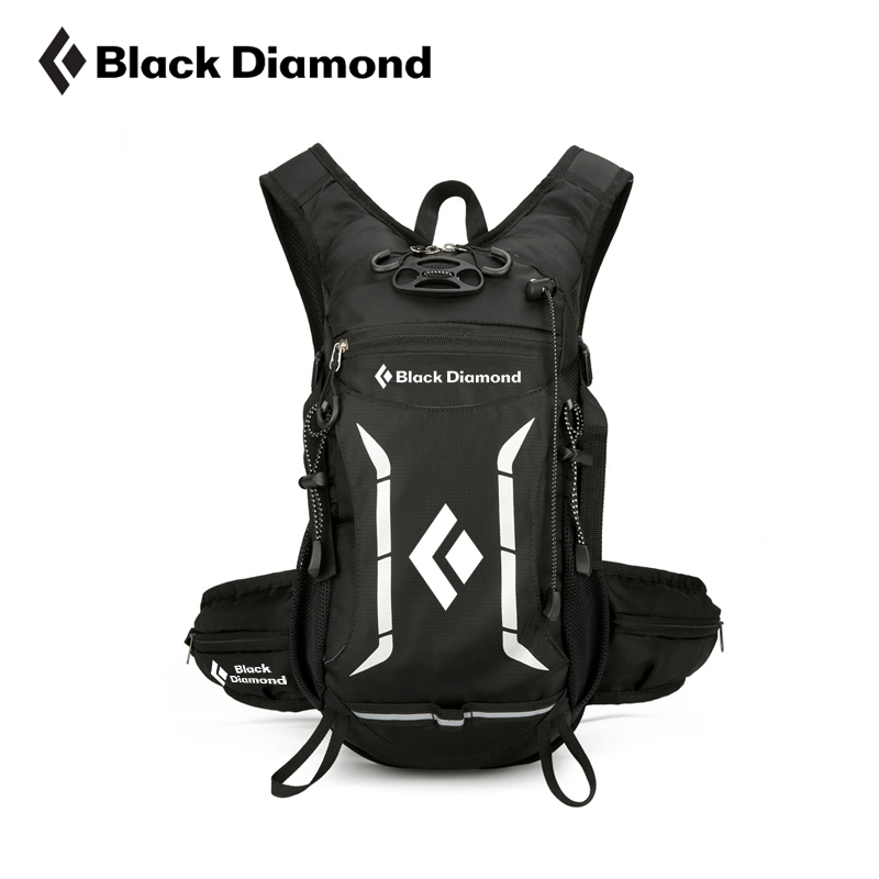 Cycling Commuter Backpack - กระเป๋าเป้สะพายหลังสำหรับปีนเขาสำหรับผู้ชายและผู้หญิงแบล็คไดมอนด์กระเป๋าเป้สะพายหลังเดินป่าแบบปรับได้ L/XL