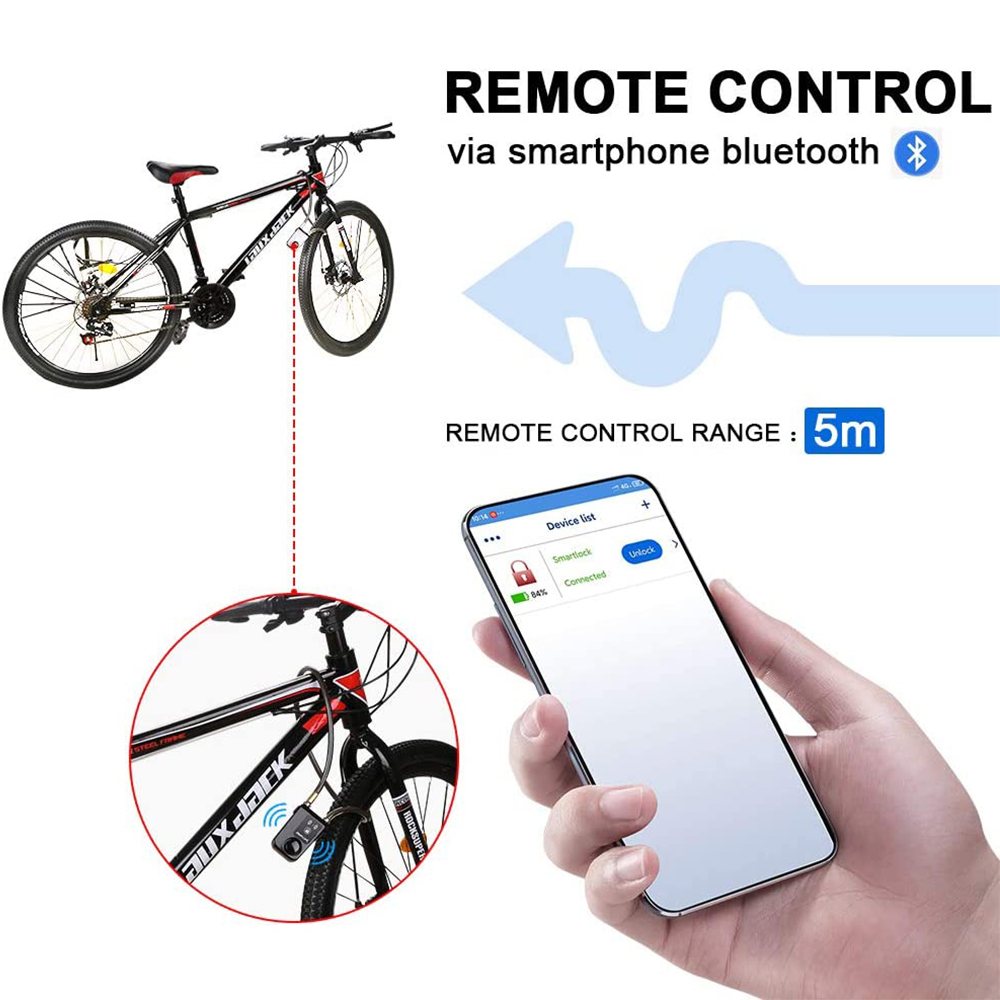 ล็อคจักรยานอัจฉริยะบลูทูธ กันน - Commuter Bike Lock บทวิจารณ์และราคา