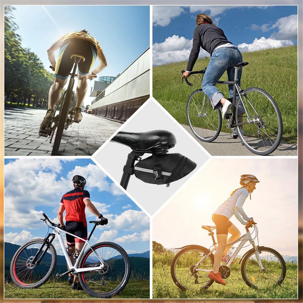 B72ABG 2 แพ็คกระเป๋าใส่จักรยาน - Saddle Bag Under Seat บทวิจารณ์และราคา