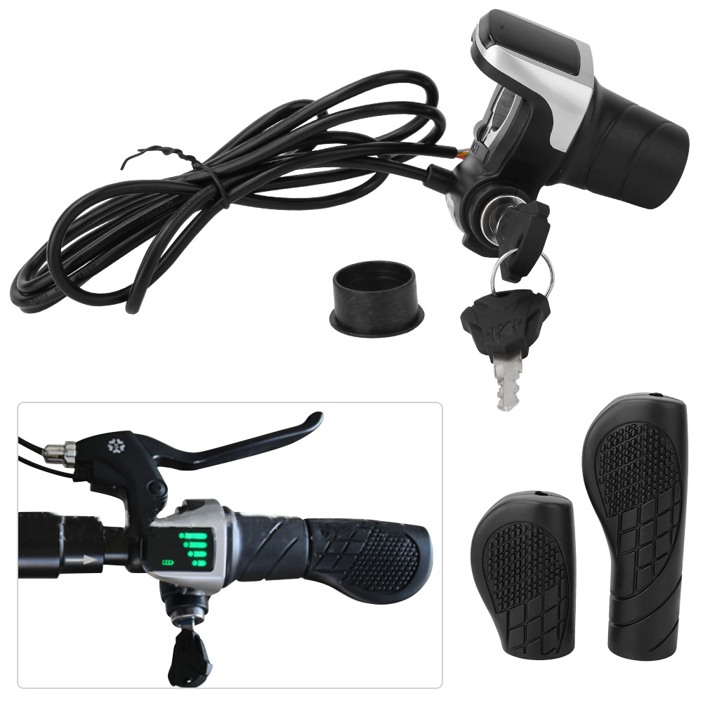 แฮนด์จับแบบหมุนพร้อมจอ LCD และ - Commuter Bike Lock บทวิจารณ์และราคา