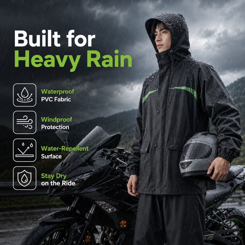 ชุดกันฝนสำหรับปั่นจักรยานแบบกั - Cycling Rain Jacket Commute บทวิจารณ์และราคา