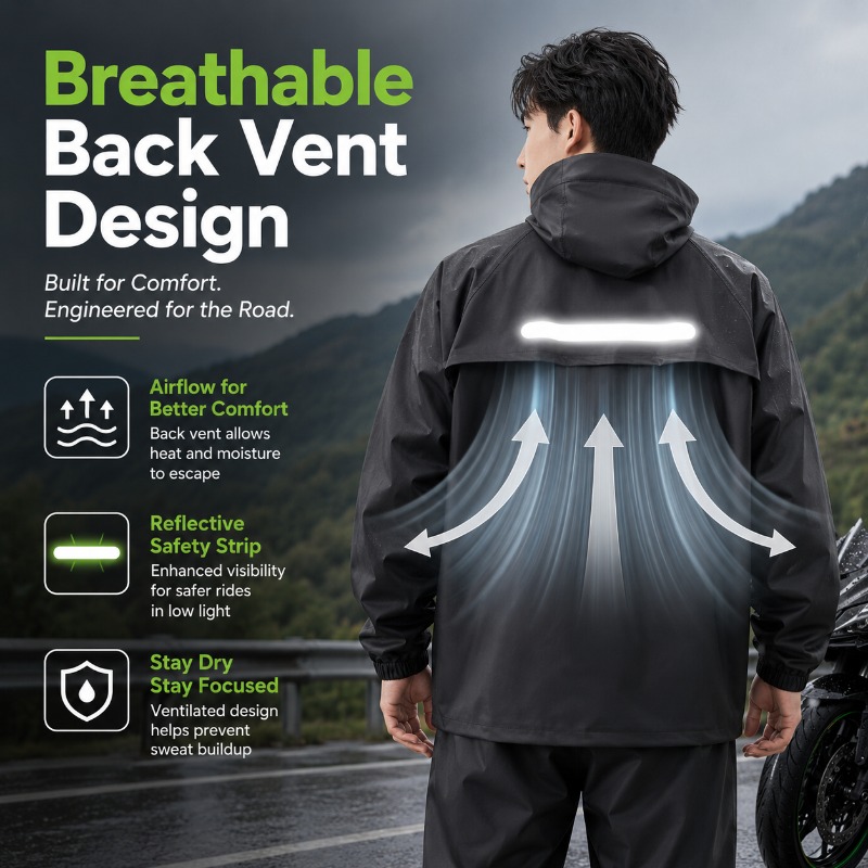 ชุดกันฝนสำหรับปั่นจักรยานแบบกั - Cycling Rain Jacket Commute บทวิจารณ์และราคา