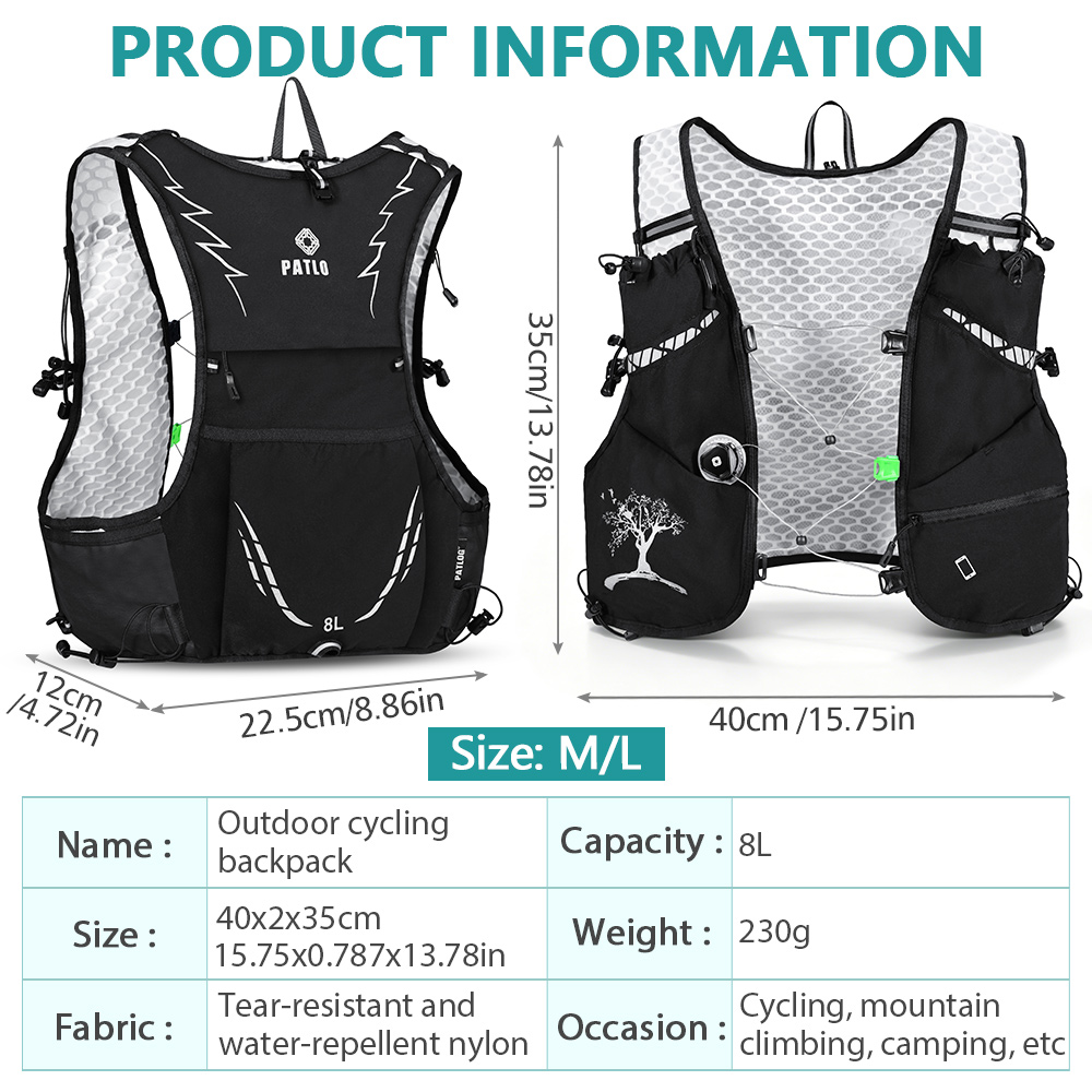 NEWBOLER 8L กระเป๋าเป้สะพายหลั - Cycling Commuter Backpack บทวิจารณ์และราคา