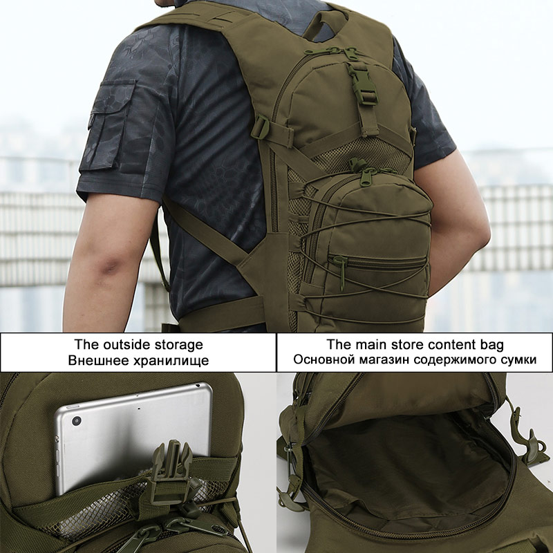 กระเป๋าเป้สะพายหลังยุทธวิธีมอล - Cycling Commuter Backpack บทวิจารณ์และราคา