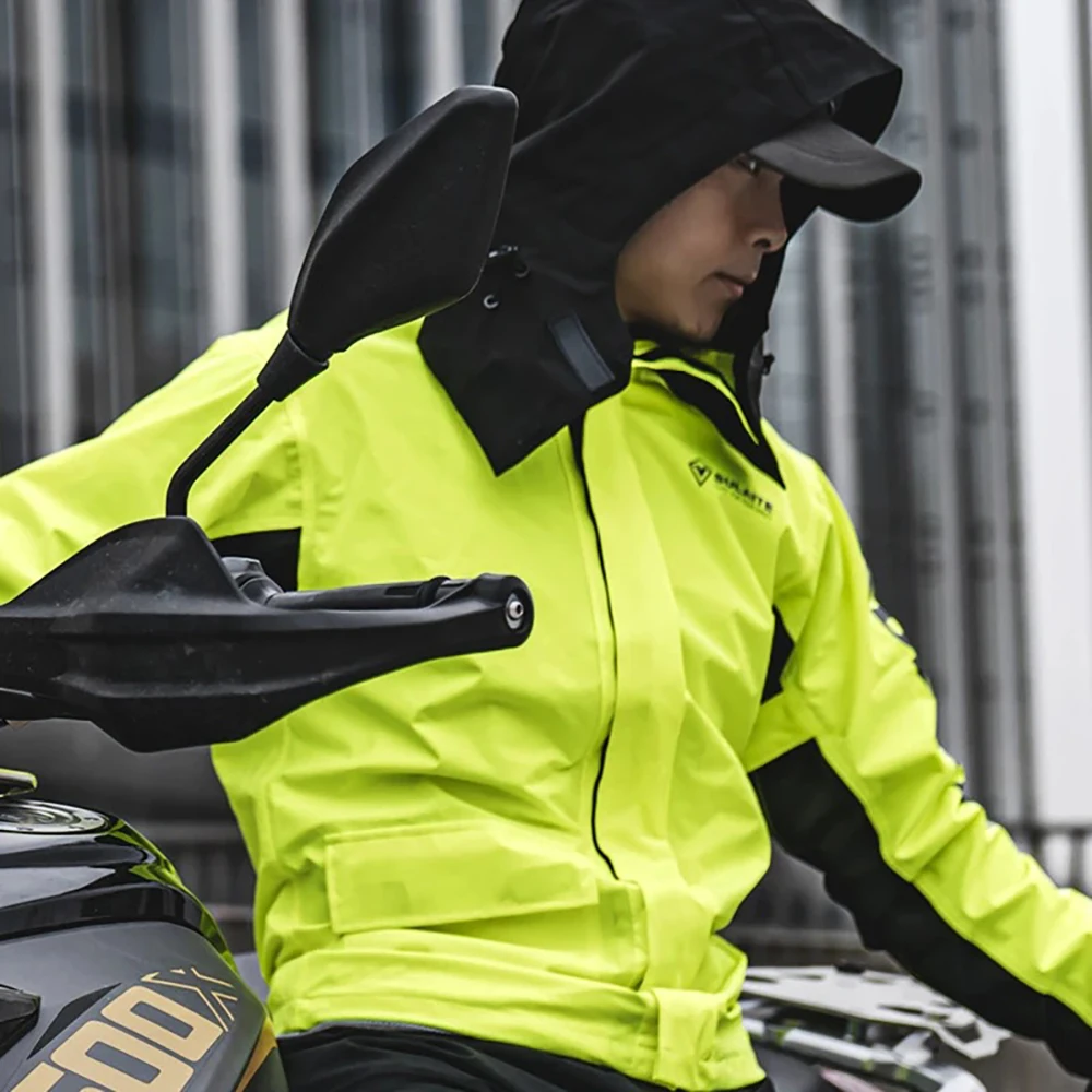 เสื้อกันฝนสำหรับกันน้ำสำหรับผู - Cycling Rain Jacket Commute บทวิจารณ์และราคา