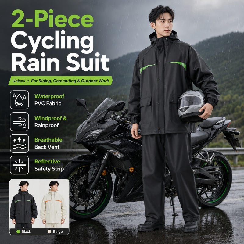 ชุดกันฝนสำหรับปั่นจักรยานแบบกั - Cycling Commute Rain บทวิจารณ์และราคา