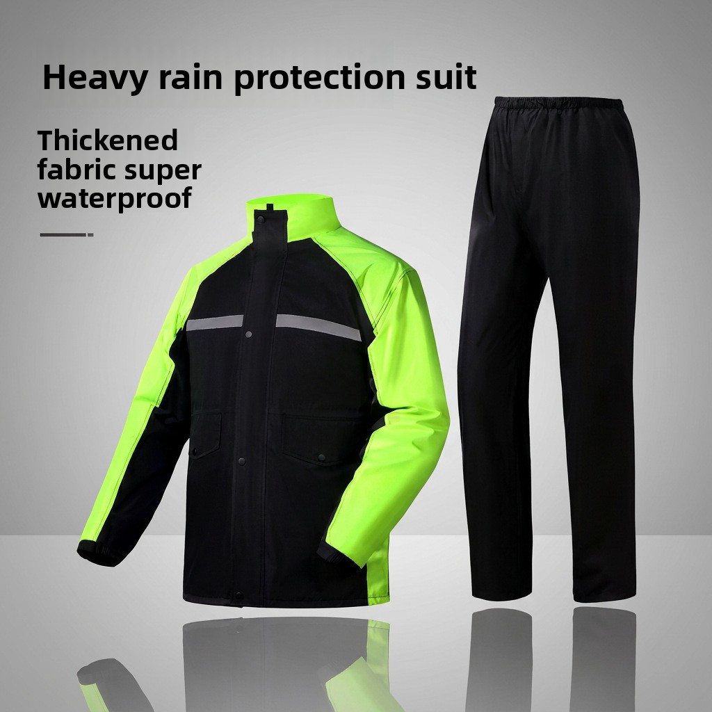 ชุดกันฝนสำหรับมอเตอร์ไซค์แบบทน - Cycling Commuter Rain Gear บทวิจารณ์และราคา